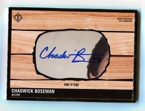 Chadwick Boseman 2021 Bowman Transcendent Oversized Cut Signature 1/1 Auto