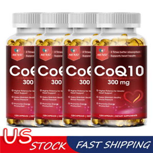 Coenzyme Q-10 300mg Supplement, Heart Health Support,Increase Energy & Stamina