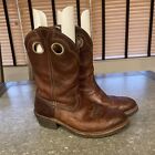 Ariat Boots Mens 12 D Cowboy Western Shoe Brown Heritage Roughstock