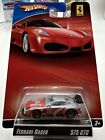 🔥NIP Hot Wheels Ferrari Racer 575 GTC # 57 Red Silver w/ Spoiler RARE