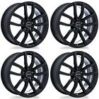 NEW Set of 4 Wheels 18in Gloss Black Fits Acura Honda OEM Level Rims 163706 (For: More than one vehicle)