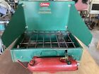 Vintage Working COLEMAN Camp Stove Model# 425D Two Burners- See Pictures!!!!