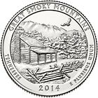 2014 P Great Smoky Mountain Tennessee America the Beautiful BU Quarter Mint Roll