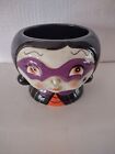 Transpac Johanna Parker Witch With Mask Candy Bowl Ceramic 4