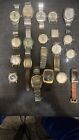Lot of 20 Men's Vintage Watches,3 RUN..PARTS or REPAIR