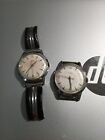 LOT 2 Vintage Men's Watch Wristwatch Lot