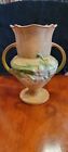 Roseville Pottery Cosmos Vase Sepia Brown #135-8