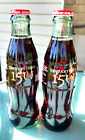 Pair of Ltd Edition 150th Kentucky Derby Coca-Cola 8oz Glass Bottles for Derby!