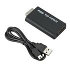 New PS2 to HDMI Video Converter Adapter with 3.5mm Audio Output for HDTV Monitor