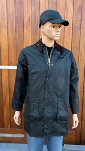 New ListingSALE BARBOUR BORDER WAX JACKET Sage Green Waterproof coat Mens UK Size 42