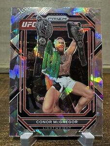 2023 Panini Select #125 Conor McGregor UFC SILVER CRACKED ICE PRIZM Notorious