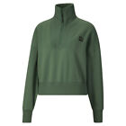 Puma Infuse Oversized Half Zip Sweatshirt Womens Green  53968825