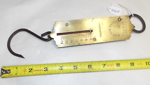 Scale, Antique Salter's Improved 24 lb. Spring Balance Scale, Fishing / Nautical