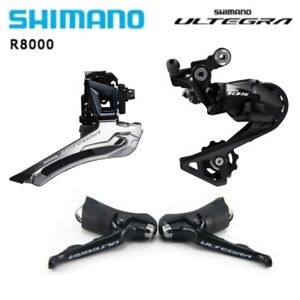 Shimano Ultegra R8000 2X11 Speed ST+FD+RD RD-R8000 SS/GS Road Bike Groupset
