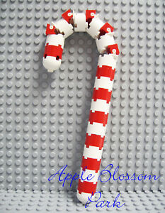 NEW Lego Christmas CANDY CANE KIT Red White Xmas Santa Stocking Stuffer Ornament