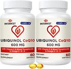 Ubiquinol CoQ10-600mg-Softgel, Active Coq10 60 Count (Pack of 2)