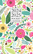 New ListingPocket Calendar 2024-2025 for Purse: Small 2-Year Monthly Agenda for Purse - NEW