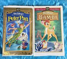 New ListingLot Of 2 Anniversary DISNEY movies. 55th Bambi 45th Peter Pan See Discription