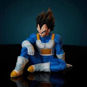 Anime Dragon Ball Z Majin Vegeta Figure Statue Model Toys Sitting Position