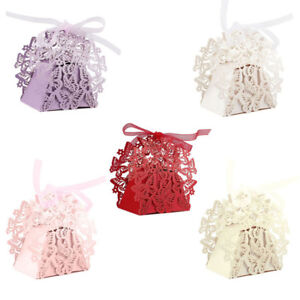 Butterfly Wedding Favours Favor Boxes Love Heart Sweet Candy Boxes