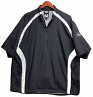 FootJoy Jacket Men Extra Large XL Golf 1/2 Zip Short Sleeve Pullover Windbreaker