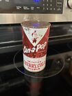 Can-A-Pop Cherry Cola Soda flat top soda can