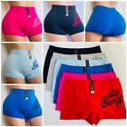 Women's Boyshort Short Sport Yoga  Shortie 6/12 Panties Underwear Boxers Knicker