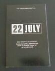 22 JULY For Your Consideration FYC Screenplay 2018 Script Book FREE SHIPPING