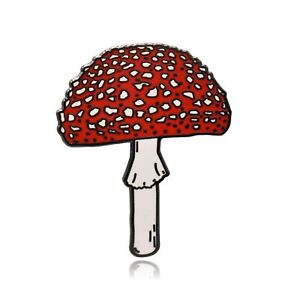 Amanita Fly Agaric Mushroom Hard Enamel Pin