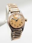 RARE 18k Rose Gold SS SALMON DIAL ROLEX ROYAL BUBBLE BACK 32mm Watch SERVICED