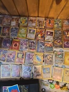 Huge Pokemon Card Collection Of 500 Cards. Guaranteed Vmaxs,exs,v,rares and More