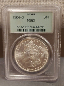 New Listing1904 O Morgan Silver Dollar PCGS MS63 Beauty MS 63 Coin VTG OGH 24 Hr Listing