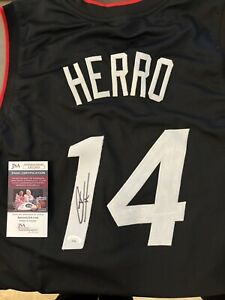 Tyler Herro Autographed Custom Jersey Miami Heat JSA COA