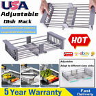 Dish Drying Rack,Stainless Steel Dish Drainer Kitchen Sink Organizer Small/Large