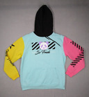 Fresh Laundry Hoodie Mens Extra Large Blue Colorblock Pullover Dab Panda 90s