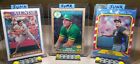 Jose Canseco 1/1 ACEO Card Art Baseball lot x3 refractors incl 1987 Topps RC 620