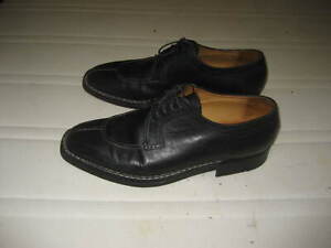 Sutor Mantellassi Shoes, Black Leather, Norvegese Welt, Size 11 (44), Model 395
