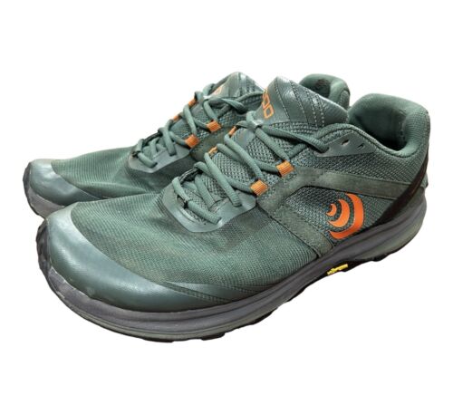 Topo Terraventure 3 Mens Size 11 Trail Run Shoes Dark Green Sneakers - Heel Wear