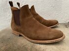 VIBERG Chelsea 41464 Snuff Suede Boot sz 12 Made In Canada Goodyear Welt