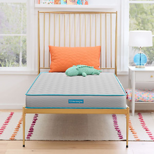 New ListingTwin Size Linenspa 6 Inch Mattress - Firm Feel - Bonnell Spring with Foam Layer