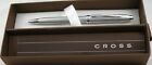 Cross Townsend Satin Chrome w/Chrome Trim Ballpoint Pen - New In Box