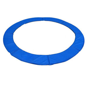 12' 13' 14' 15' Round Trampoline Safety Pad Replacement Frame Spring Blue Cover