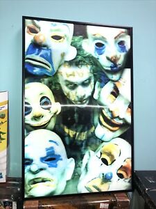 Collectible Dark Knight 3d Joker Poster feat. Heath Ledger Framed