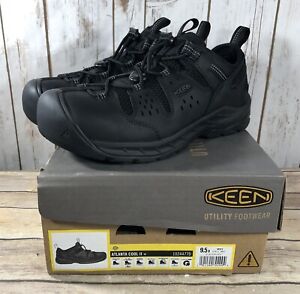 NIB Keen Atlanta Cool II + Steel Toe Work Shoes Mens Size 9.5 Leather Safety