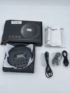 Portable CD Player with Dual Stereo Speakers, Rechargeable Supports TF Card