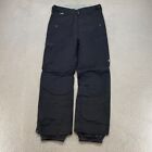 Columbia Snow Pants Womens Small Base TRX Waterproof Ski Black Convert Pockets