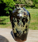 Beautiful Abstract Textured Pottery Flower Vase 8