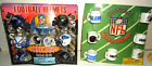 2x Vending Machine Toys Display Card NFL Football Helmets/Keychains+ Team Mugs!