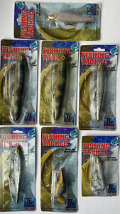 New  Fishing Tackle Lures  Lot Of 7 Pieces Crankbait New In Package NOS
