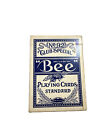 Vtg Blue Bee Playing Cards No. 92 Club Special Back No. 67 Cambric Finish